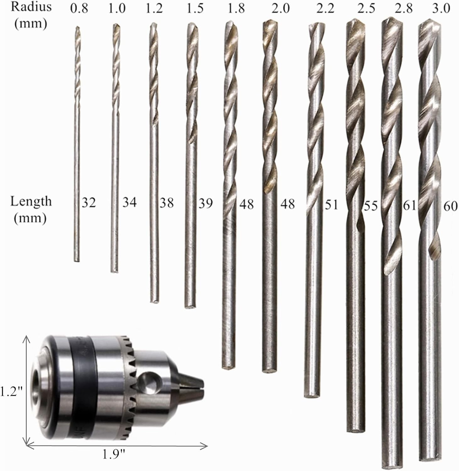 Manual Hand Drill 1/4-Inch Capacity, Speedy Hand Drill Set with 10 Pcs Drill …