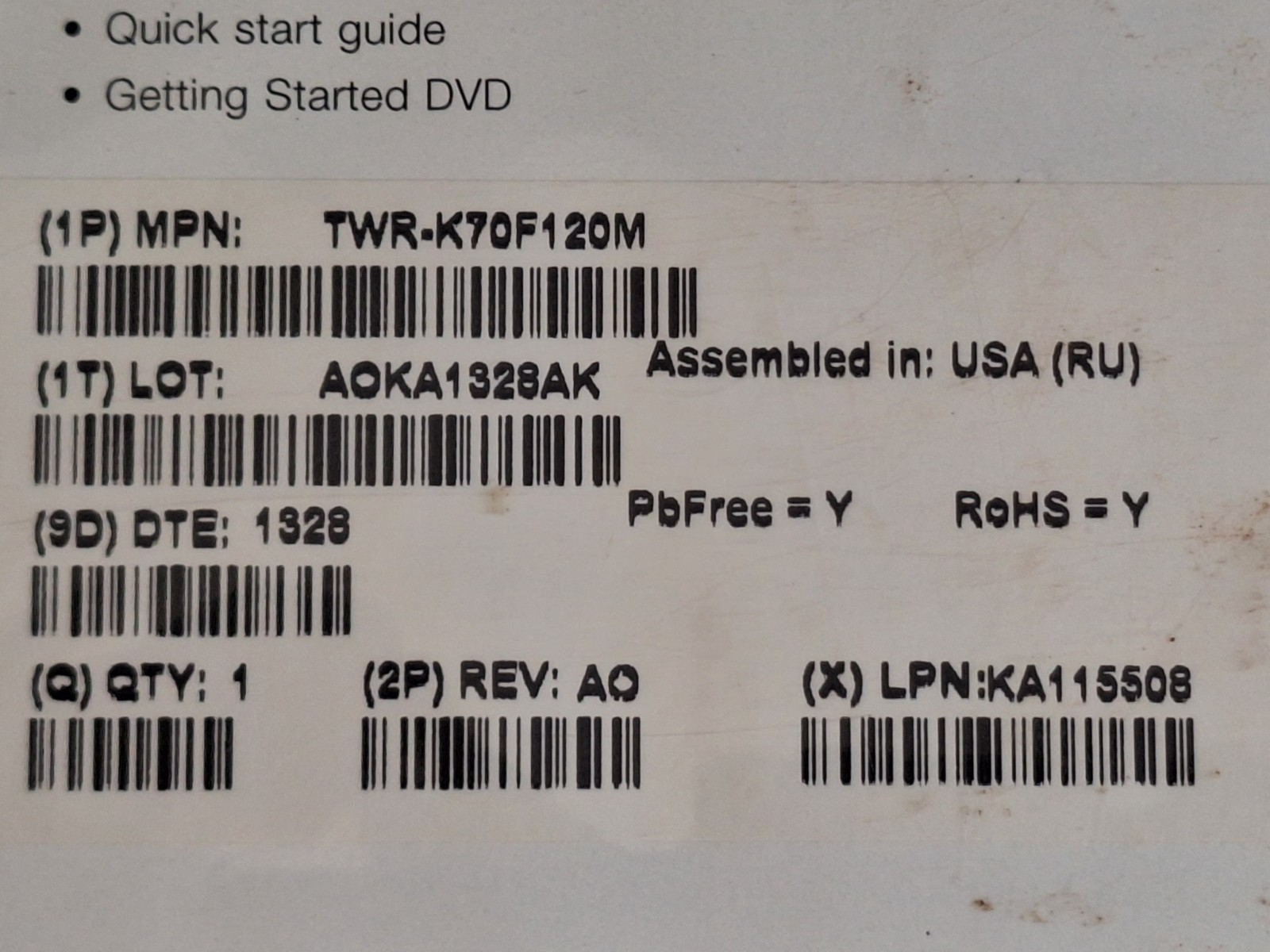 Freescale NXP TWR-K70F120M Kinetis K70 Tower System Module Development Board Kit