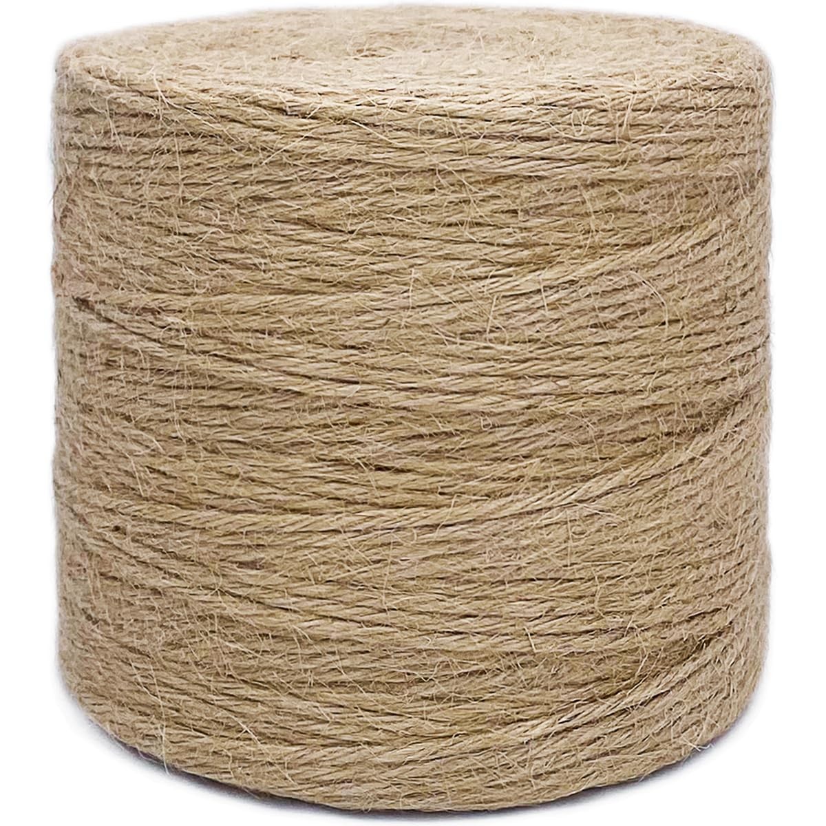 500FT Jute Twine Rope 3mm Natural Thick Garden String 3mm-4ply, Brown