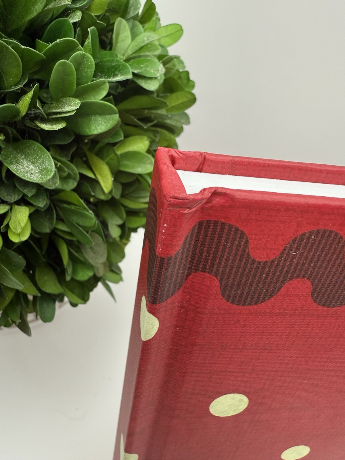 Hallmark Red Polka Dot Hardcover Journal 8×6 Lined Notebook Retro Inspo 2AD4417