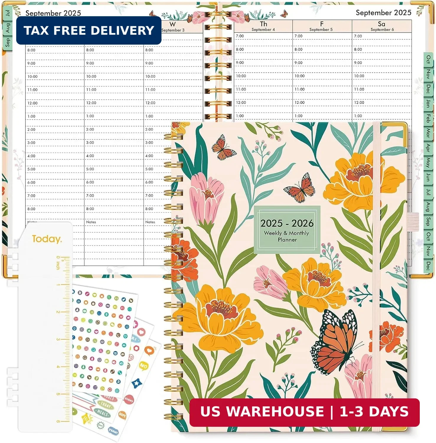 2026 Appointment Book, Hardcover Planner 12 Months Weekly and Monthly (January 2