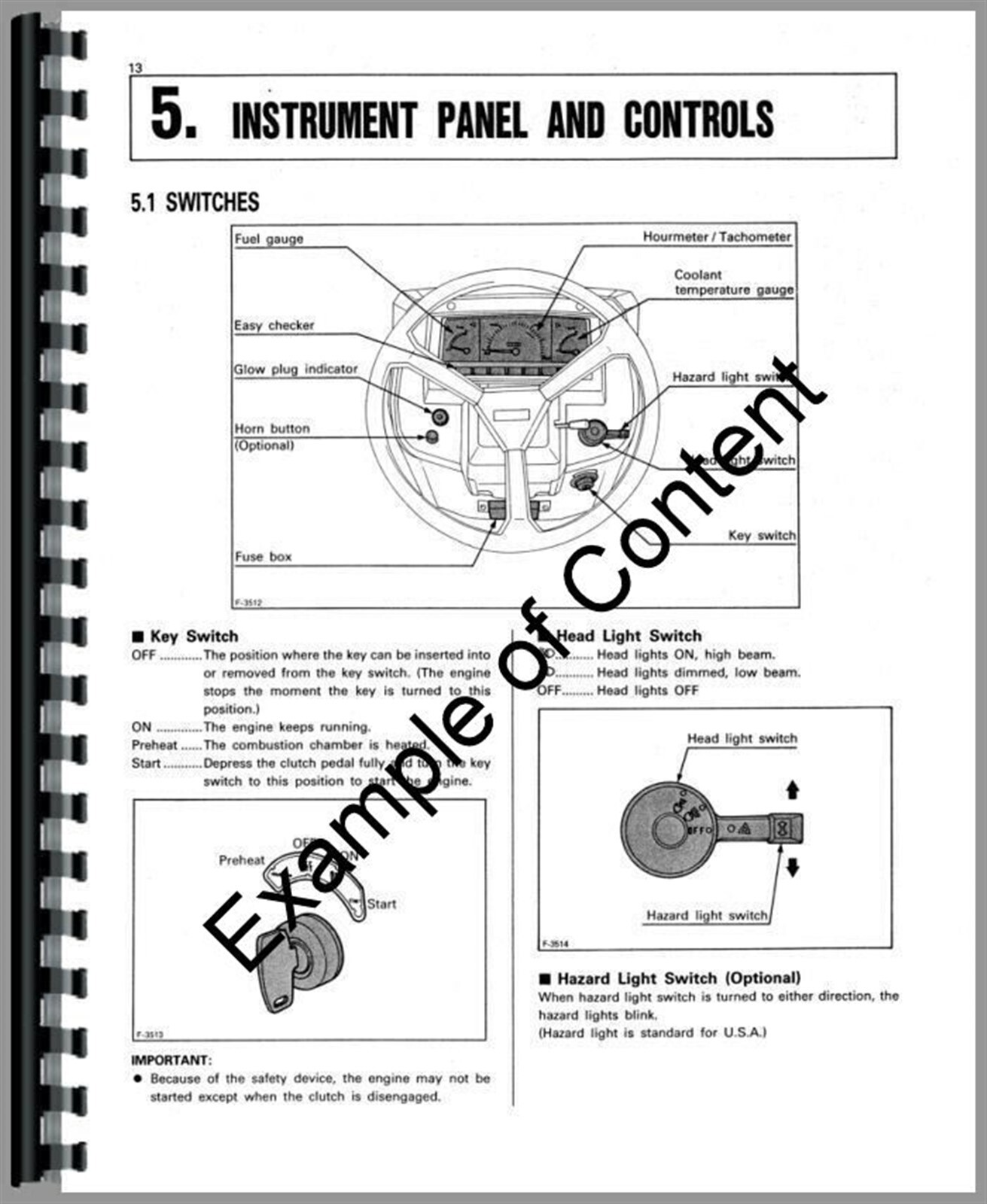 Kubota M7580 M8580 M9580 Tractor Owners Operators Manual
