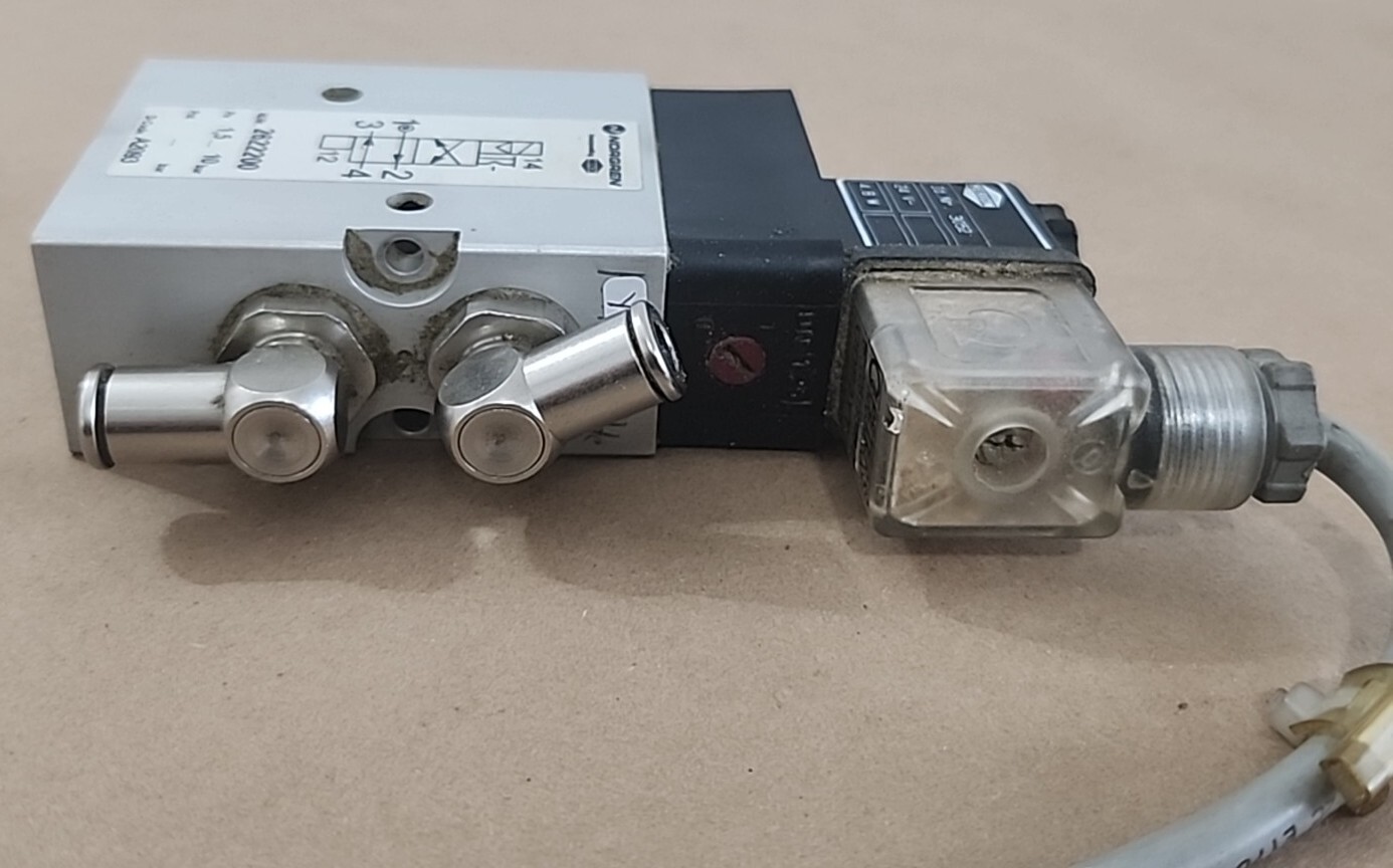 *PREOWNED* Norgren 2622200 Valve 2-Pos 4-Way w/ Herion 3052 24V Coil + Warranty!