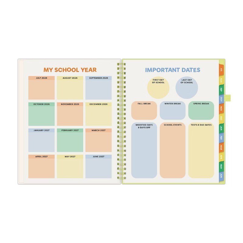 Blue Sky Your Year Elementary Weekly/Monthly Planner Wirebound 7″x9″ Huxley