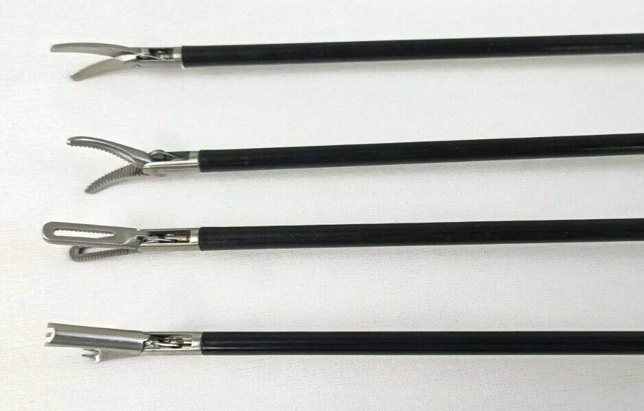 4pc Laparoscopic Grasping Forceps 5mmx330mm Laparoscopy Surgical Instruments