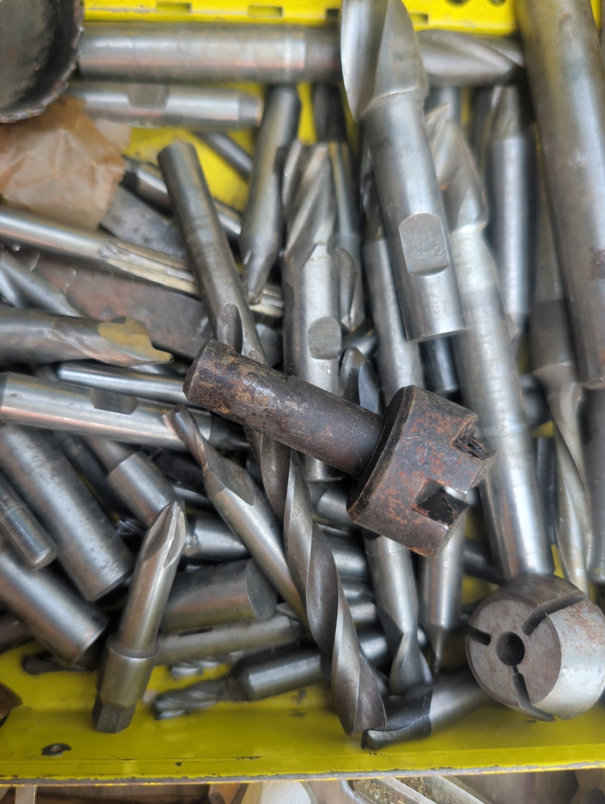 Mulling Machine End Mill Lot with New Bits Included Made In USA