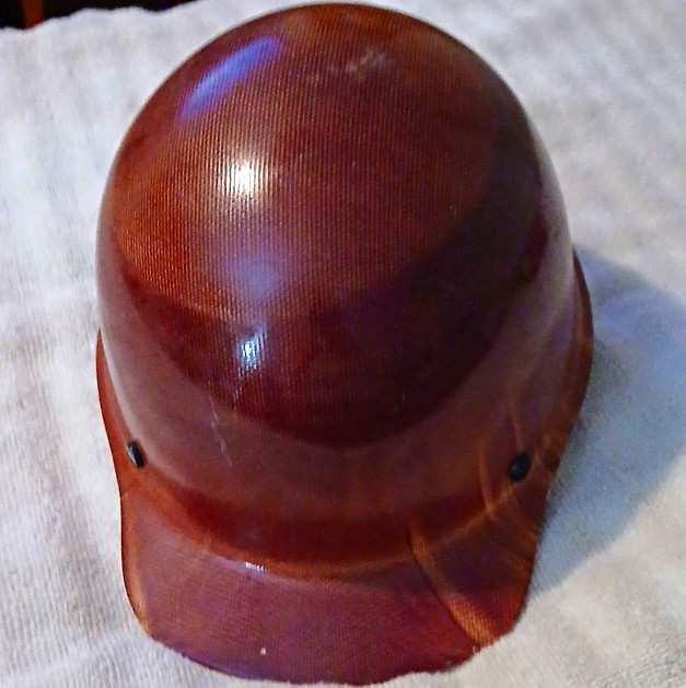 MSA L-10 Brown Hard Hat Helmet, Ratchet Suspension, ANSI Class E, Medium