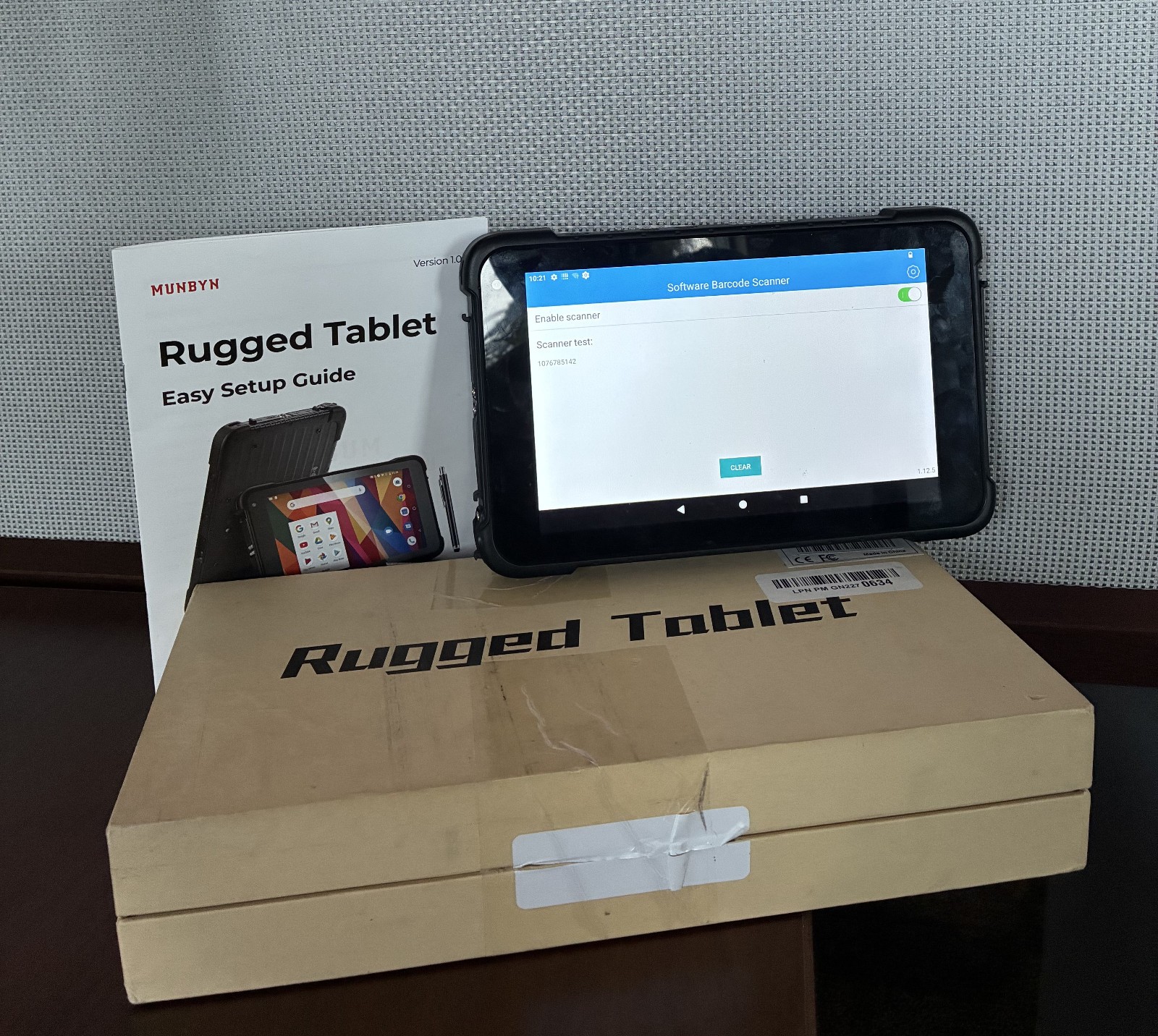 Zebra SE4710 Rugged Tablet 8” Barcode Scanner Android 14 8GB 128GB IRT01P