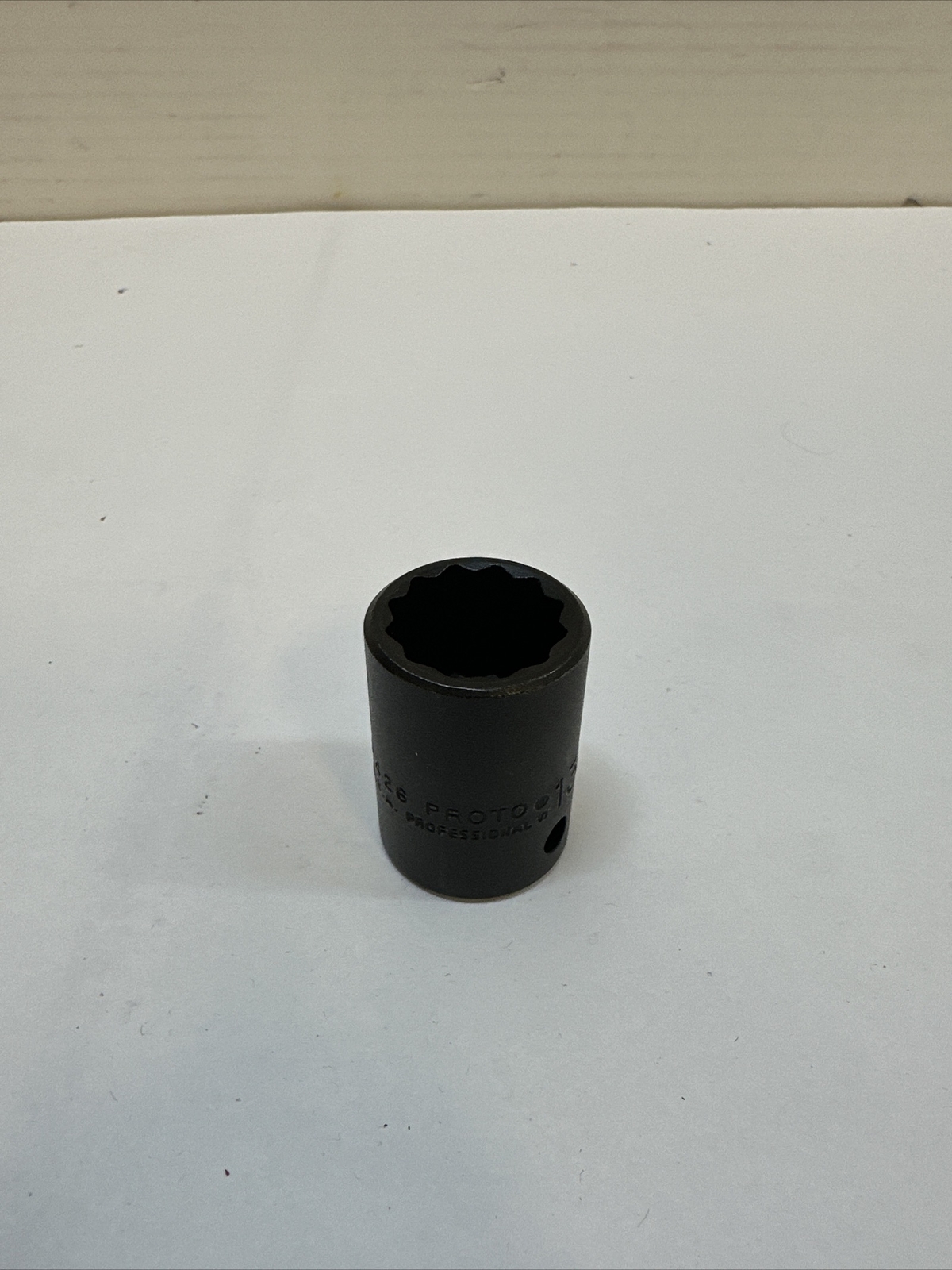 PROTO J7426 Impct Socket,Steel,Black Oxd,13/16 in 12pt