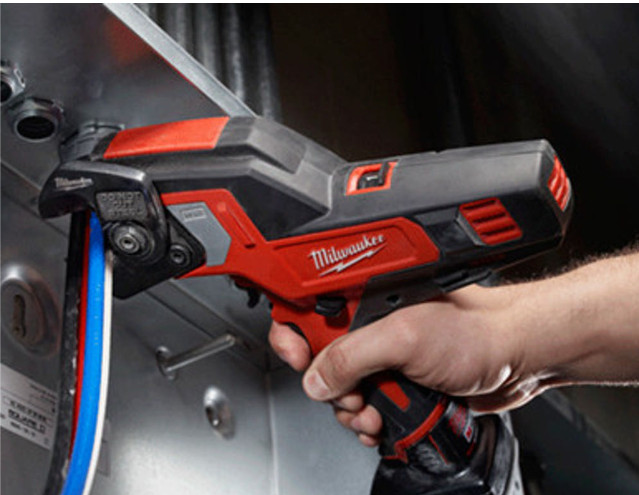 Milwaukee M12 CC-402C Cable Cutter Kit 2x 4.0Ah Batteries Charger Case 12V