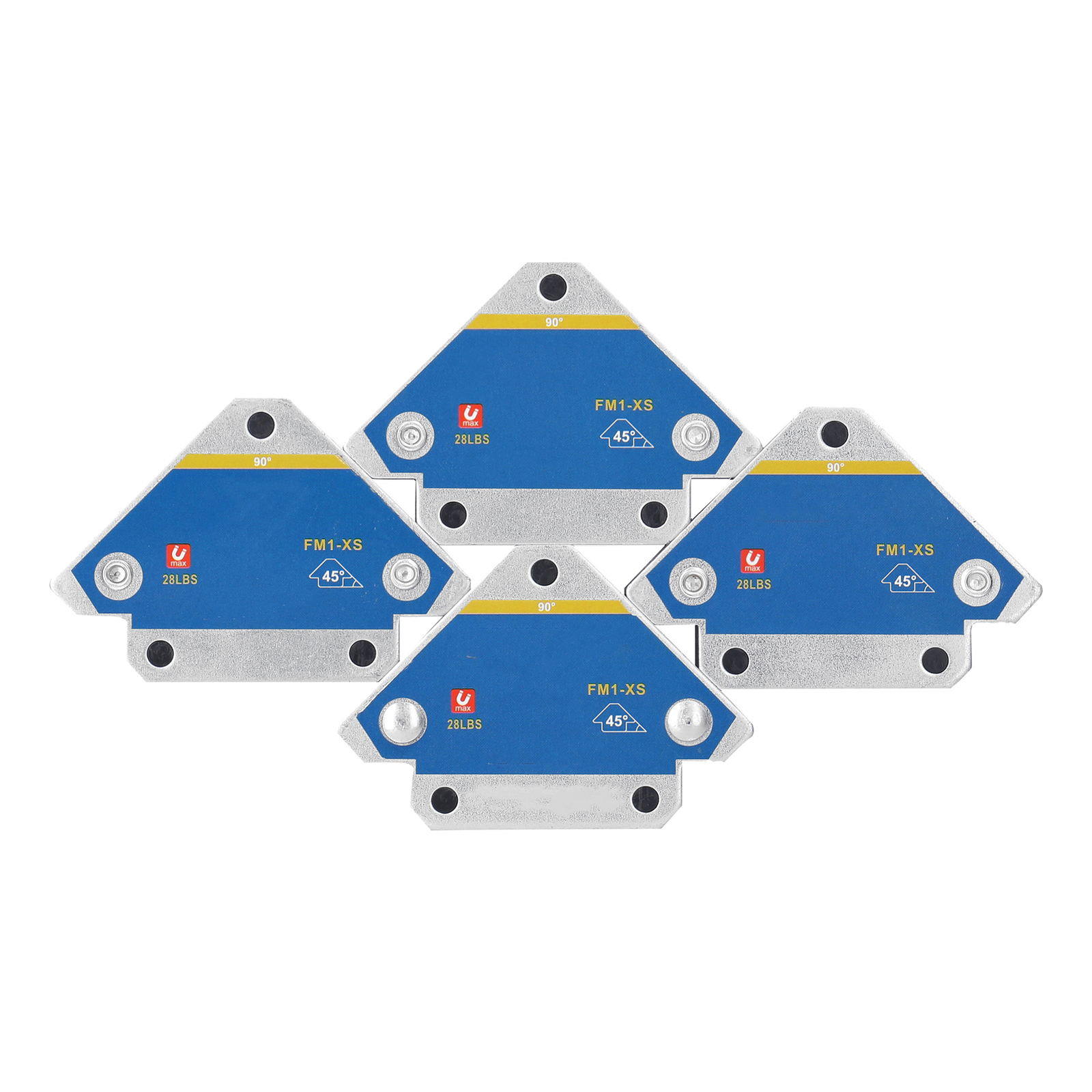 4pcs Welding Fixer 45° 90° 135° Multi-angle Weld Positioner F4F5