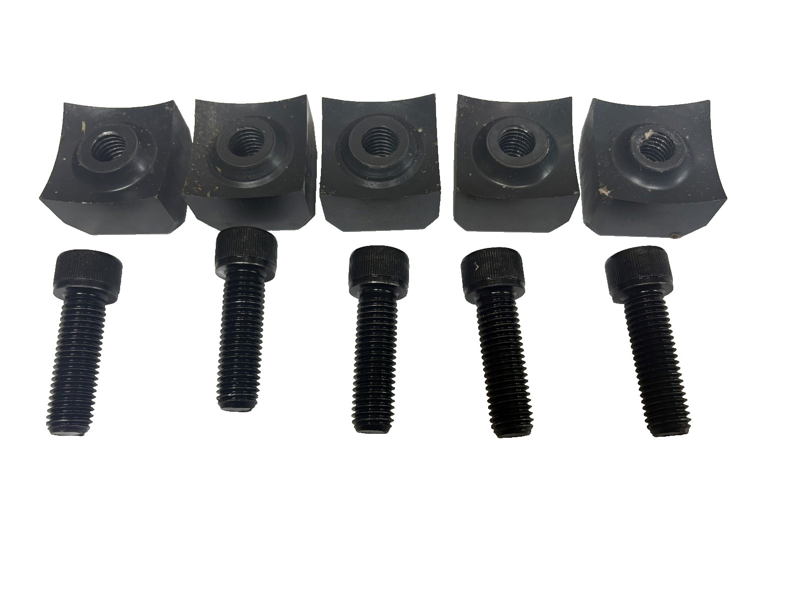 5 Pack FORESTRY MULCHER TEETH and BOLT S FOR GIYI FUTURE CHINESE MULCHERS 12MM