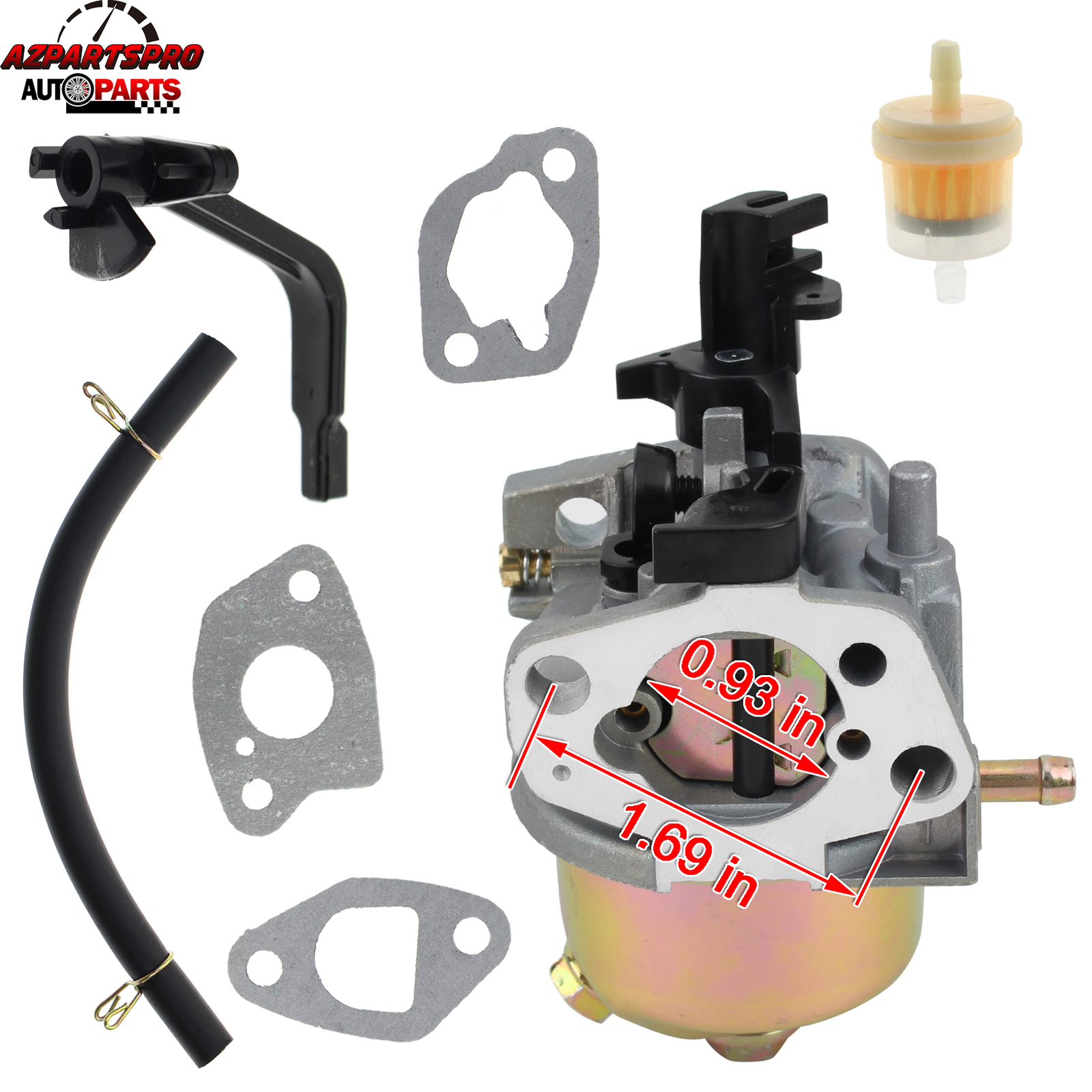Carb for 5.5hp 6.5hp 7hp 168FA 168FB 170F engine Generator