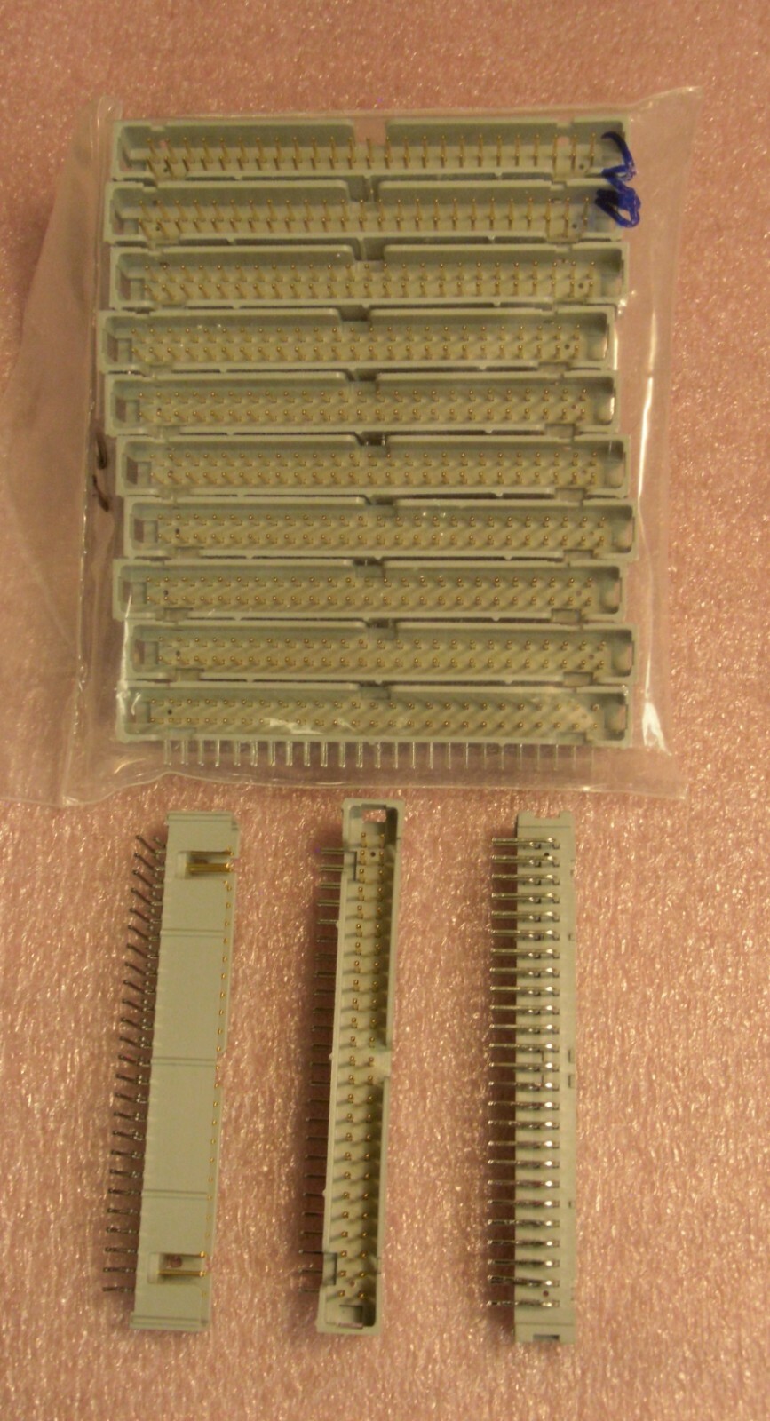 3M 50 Pin Right Angle Shrouded Header Connector 2550-5002UB – Gold Pins