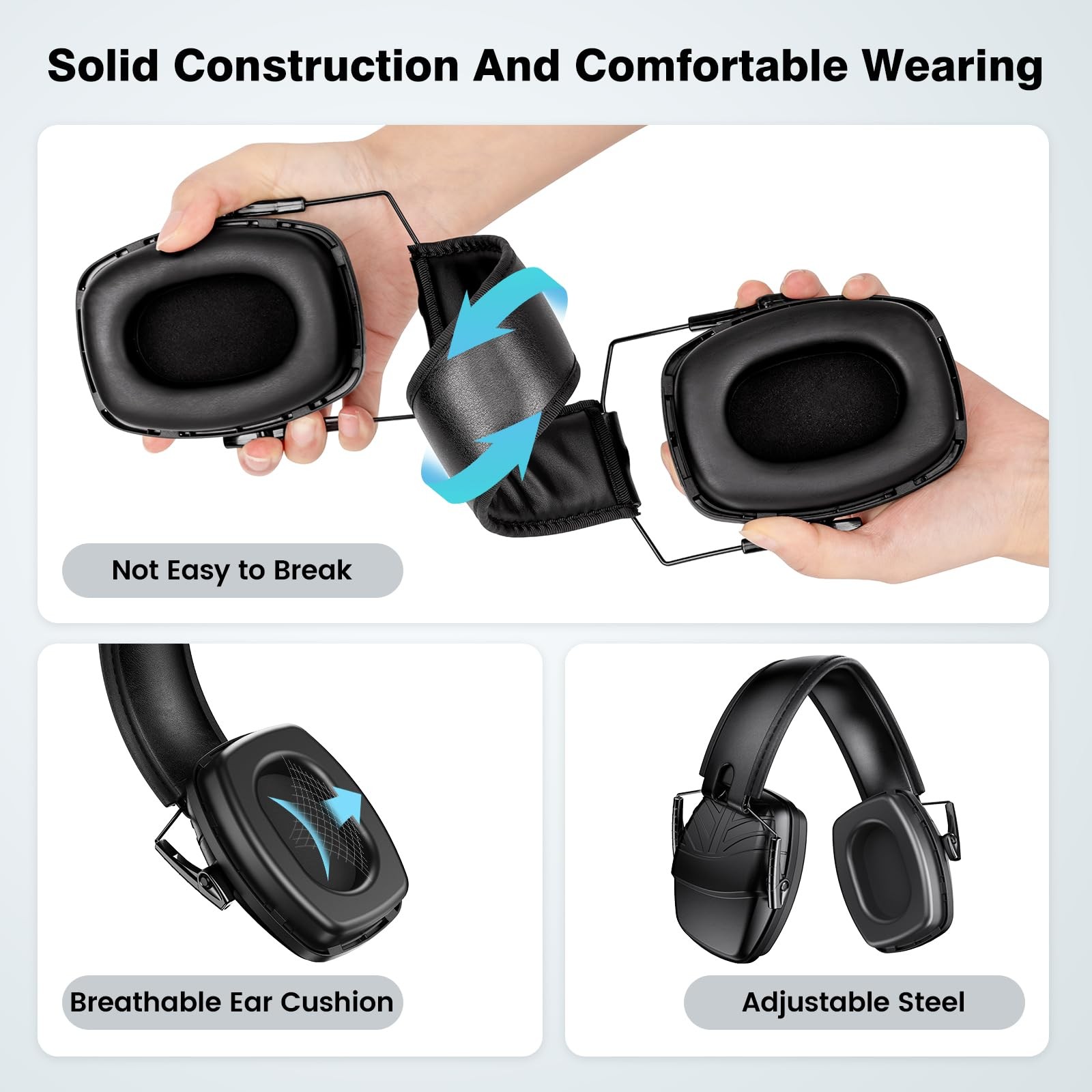Professional Shooting Ear Muffs SNR 35dB Noise Reduction Hearing Protection