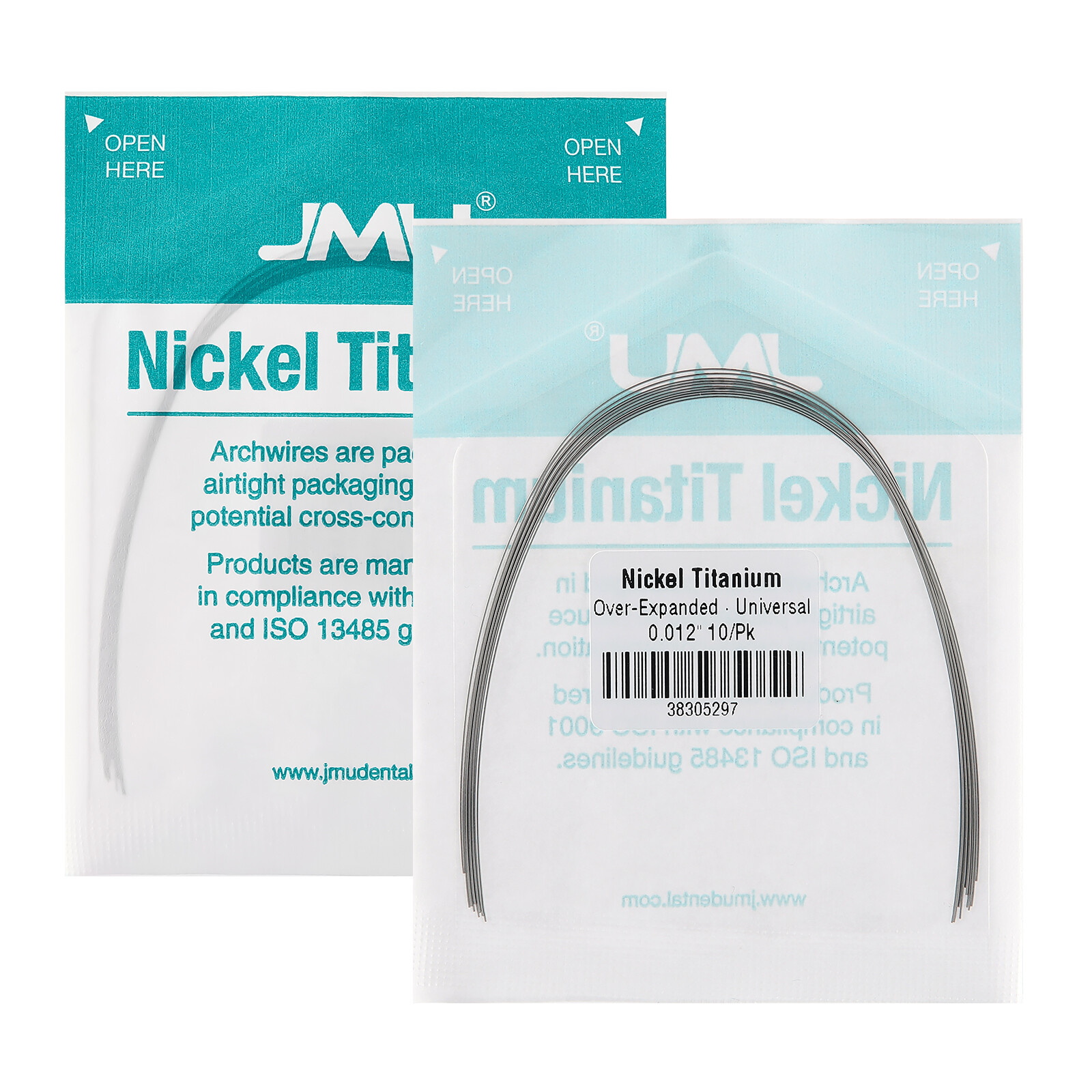 JMU 10pk Orthodontic NiTi Archwire Round/Rectangular Over-Expanded Universal