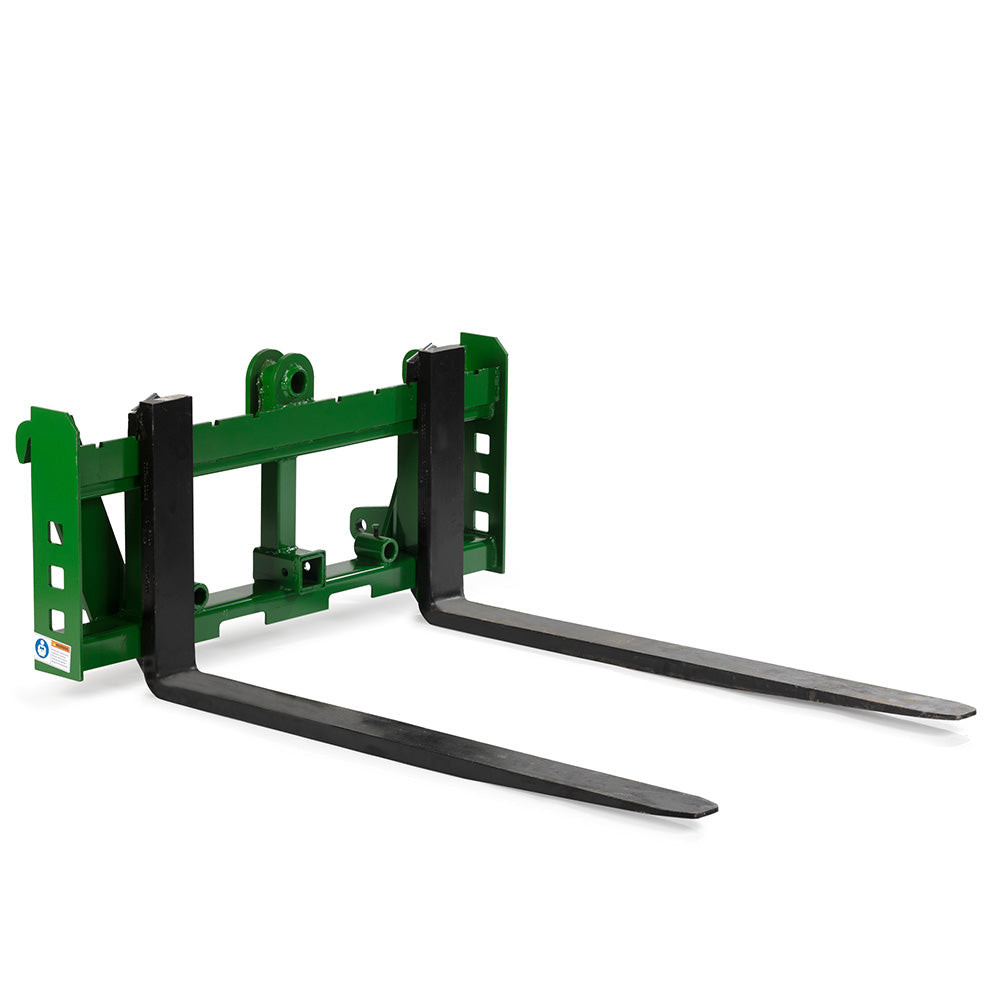 Titan Attachments Economy Global Euro Pallet Fork Frame with 42″ Fork Blades