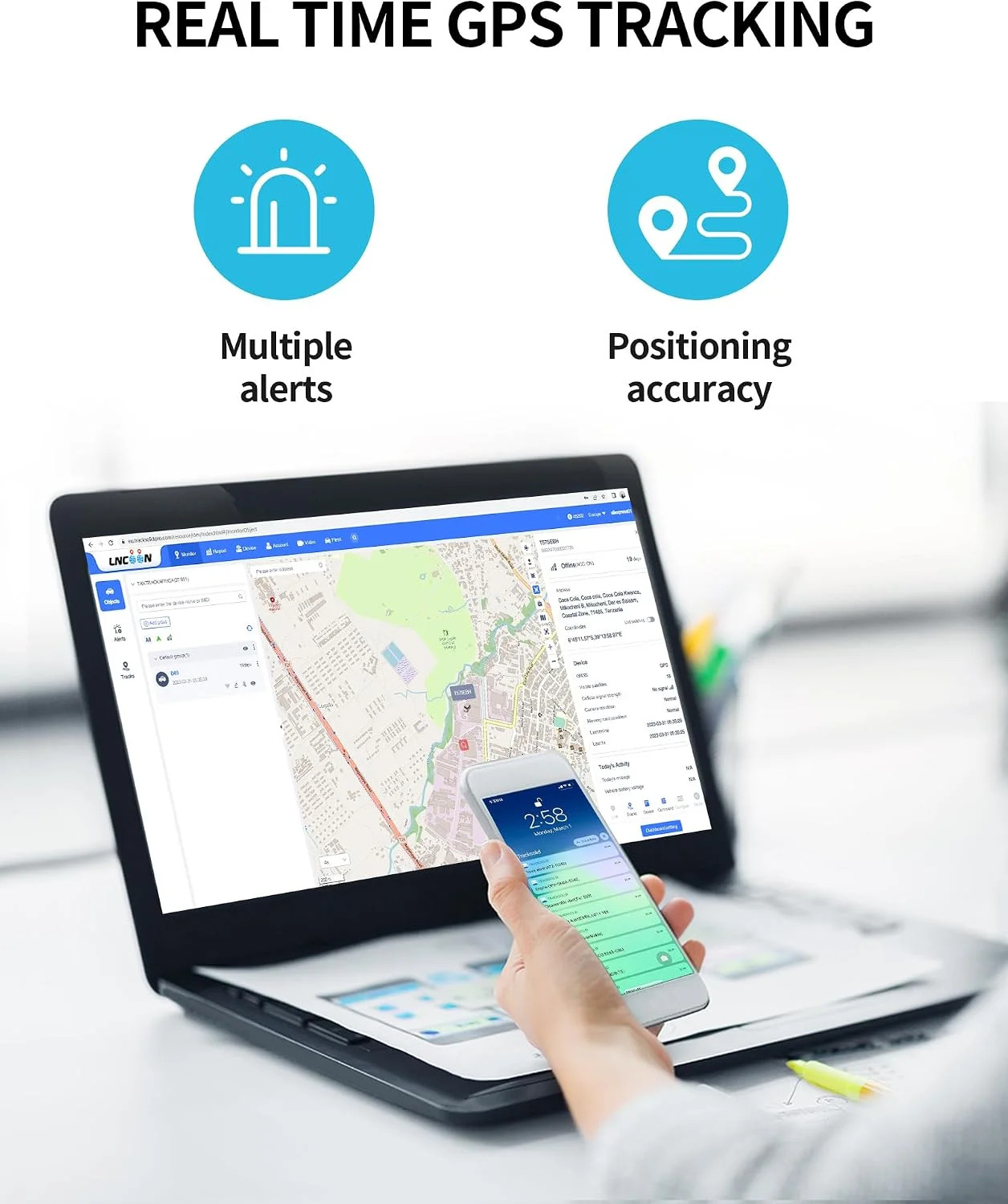 OBD2 GPS Tracker Real Time Vehicle Tracking Device OBD II Car Truck Locator US