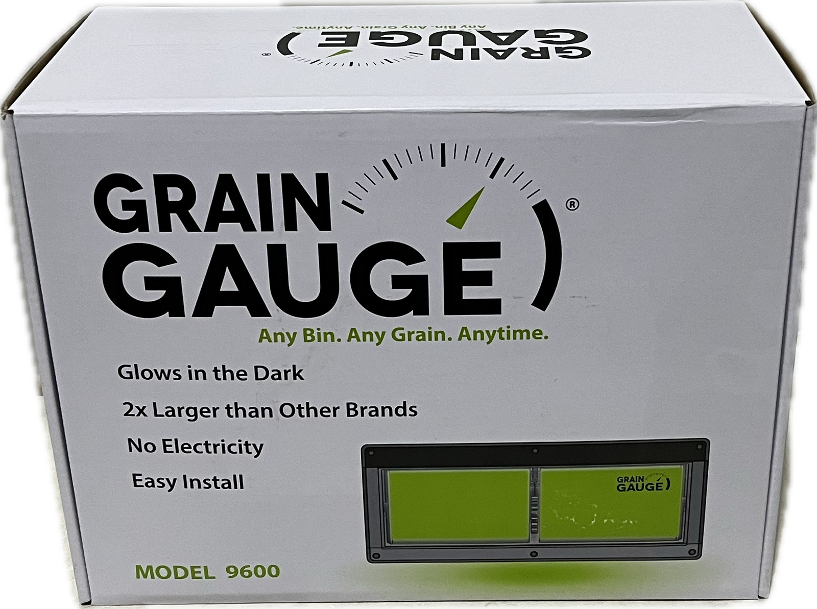 Grain Gauge Bin Level Monitor – Read Grain Level from Ground – Glows in the Dark