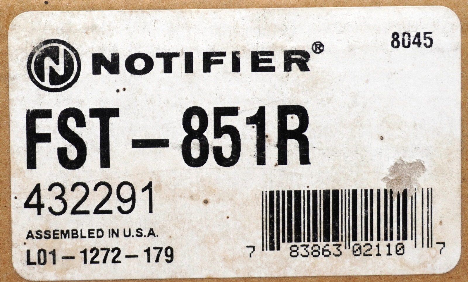 Honeywell Notifier FST-851R Detector