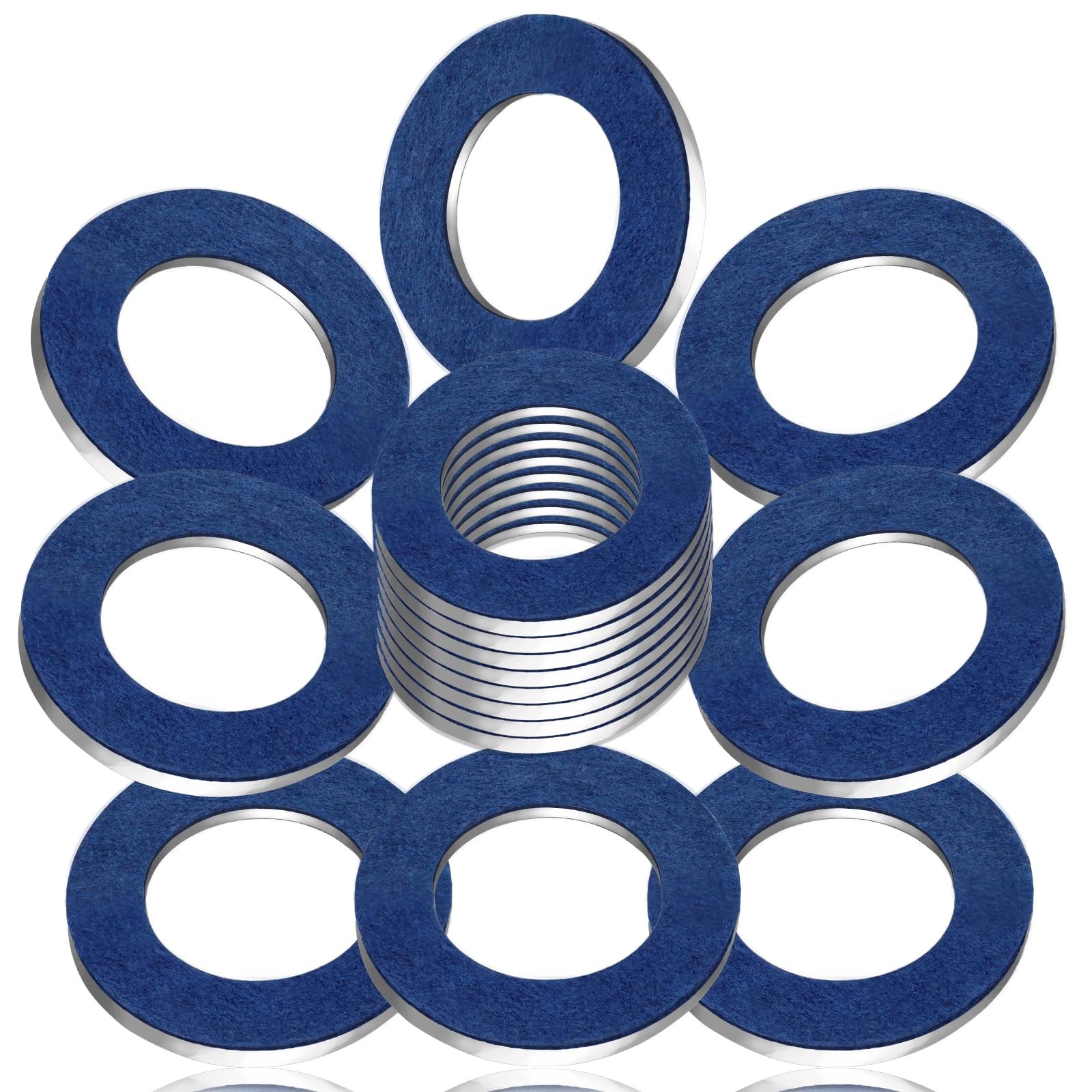 25-PCS 90430-12031 M12 Oil Drain Plug Gasket Washer Crush Seal – Premium Aluminu