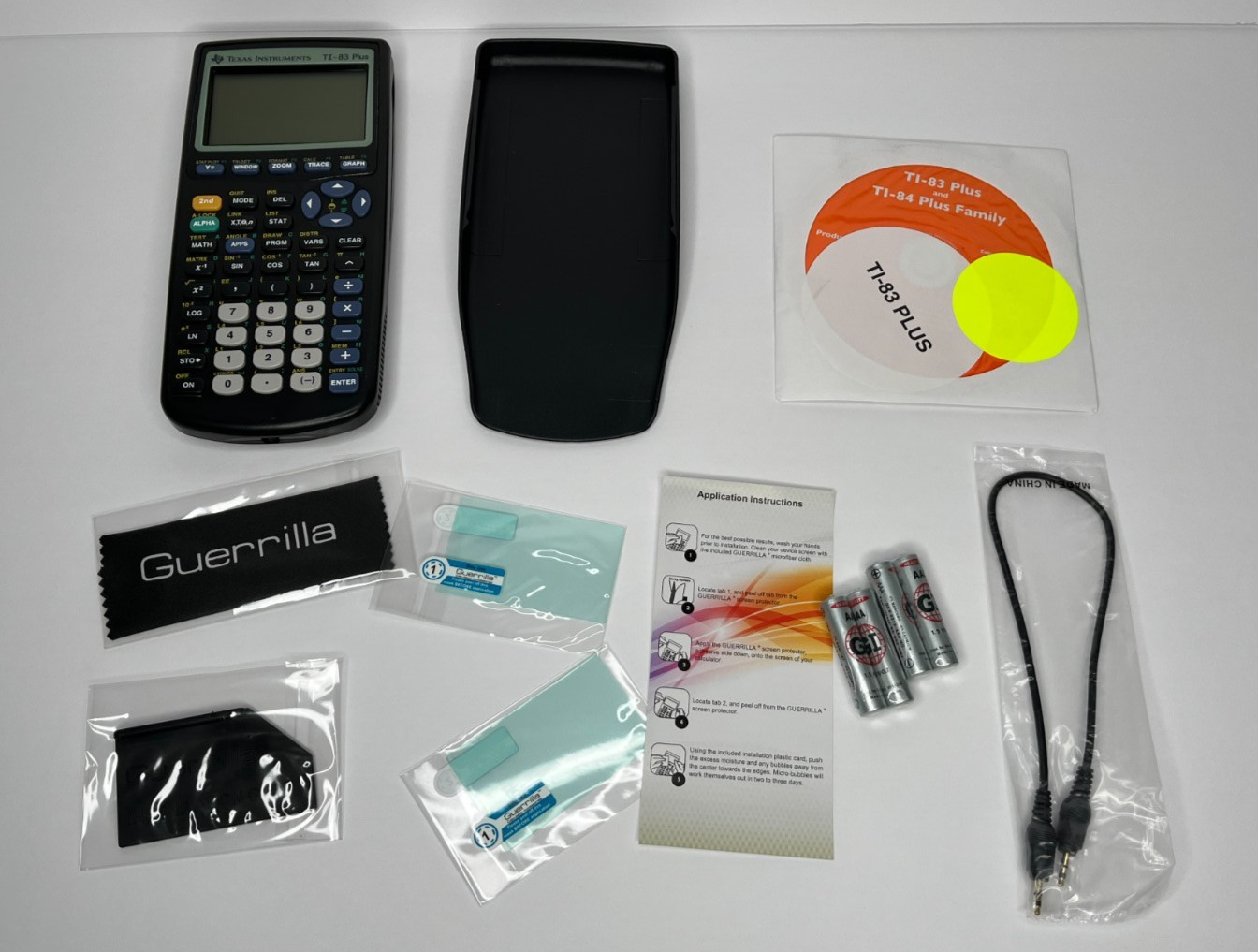 TEXAS INSTRUMENTS Ti-83 Plus Graphing Calculator. Tested/Working!