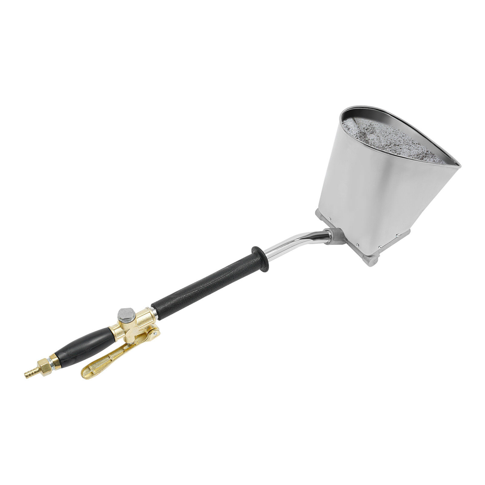Cement Mortar Sprayer 4 Jets Stucco Sprayer Mortar Spray Gun Hopper Wall Paint