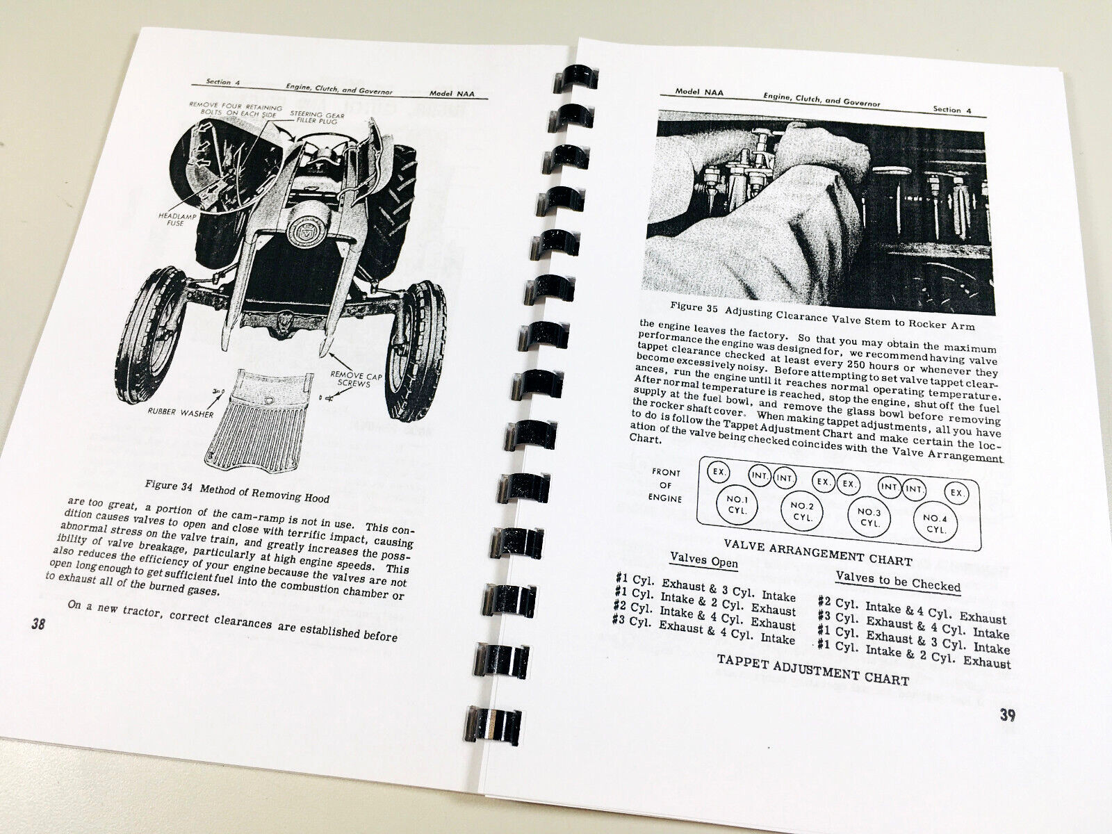 1953-1955 Ford Naa Golden Jubilee Tractor Operators Manual Owners Maintenance