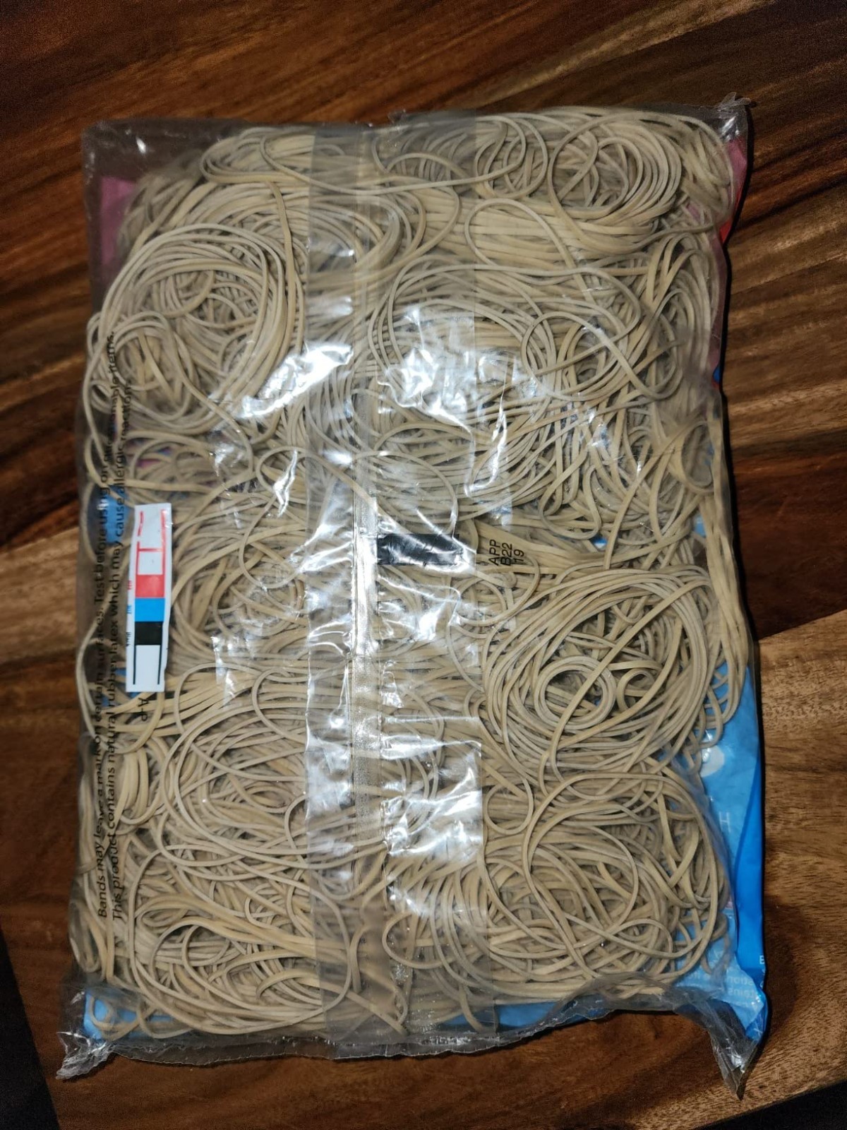 Rubber Bands Size 33 Natural Crepe Elastic Bands 1 lb Bag Approx. 600 Count, New
