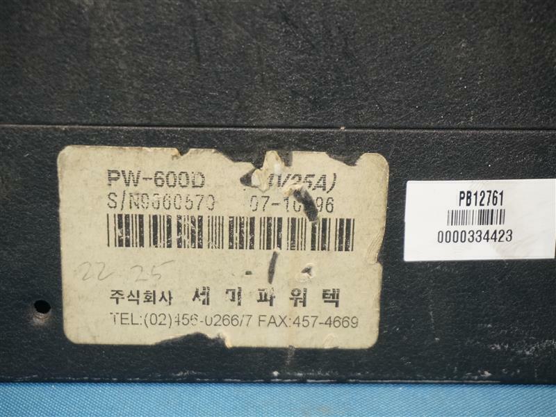 Semi Powertek PW-600D PW600D Power Supply 24V 25A