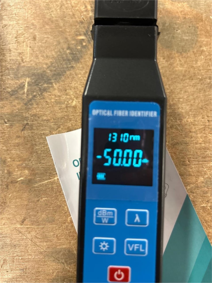Live Optical Fiber Identifier with Wave Respond 800-1700nm Built in VFL and Opti