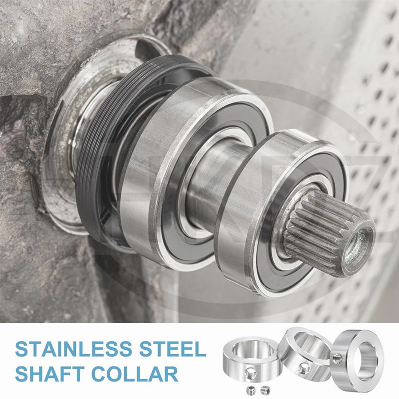 Stainless Steel Shaft Collar Solid Steel Metric Clamp Collars ID 5mm To 50mm