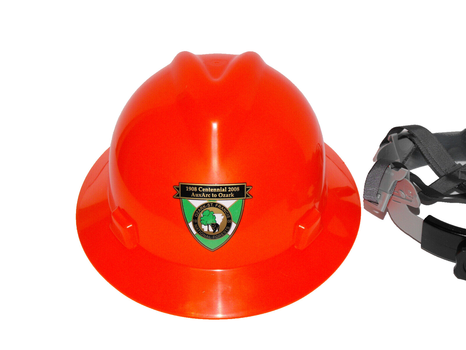 MSA DANA V-Guard Safety Hard Helmet Centenial Ozark Nationnal Forests 1908- 2008