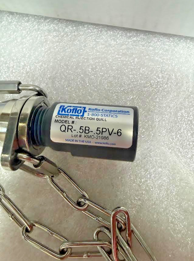 Koflo QR-.5B-.5PV-6 Retractable Chemical Injection Quill 1/2″ PVC New