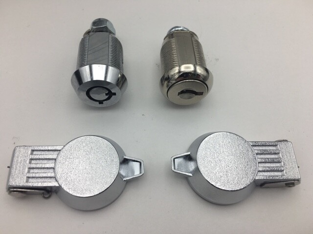 Metal Cam Lock Dust Covers Spring Loaded w/ Gasket Weather Resistant &Decorative