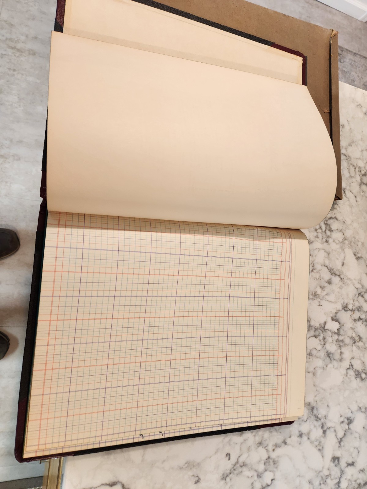 Vintage Boorum & Pease Record Rule Account Book Size 11”x14” 23-150 16-R