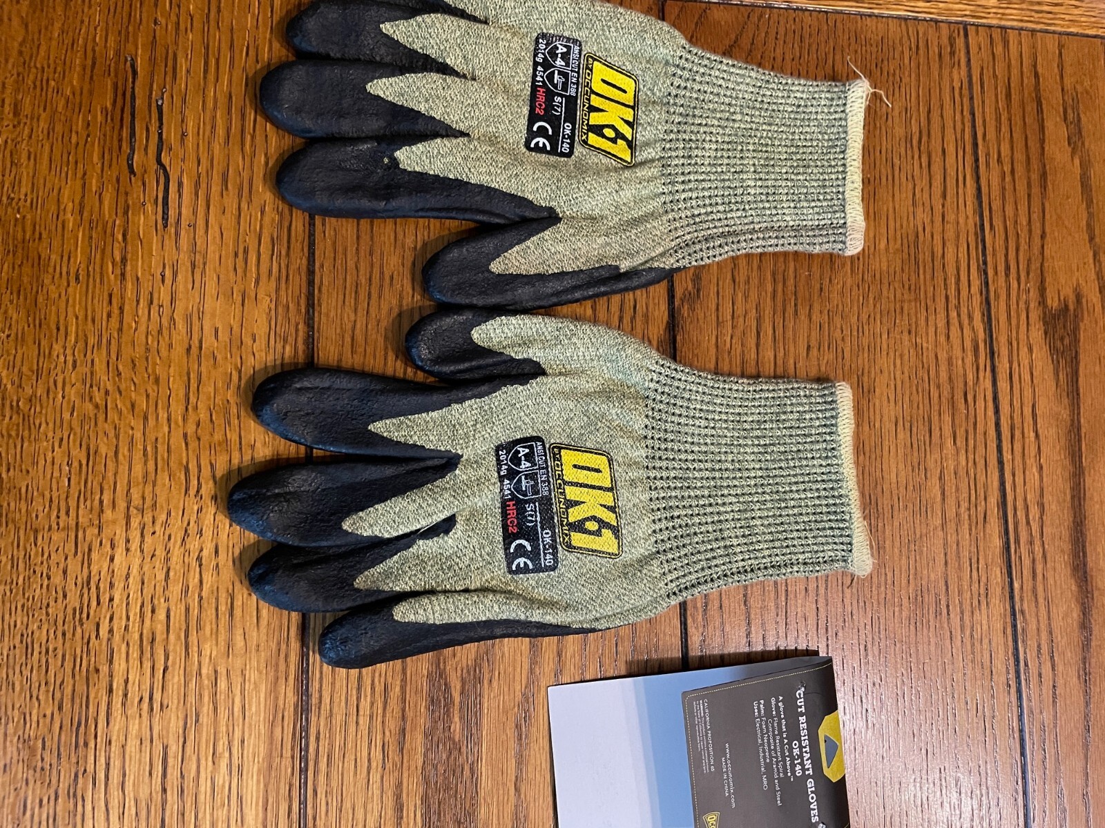 OK-1 by Occunomix Cut Resistant Gloves OK-140 HRC2 – Size S – New