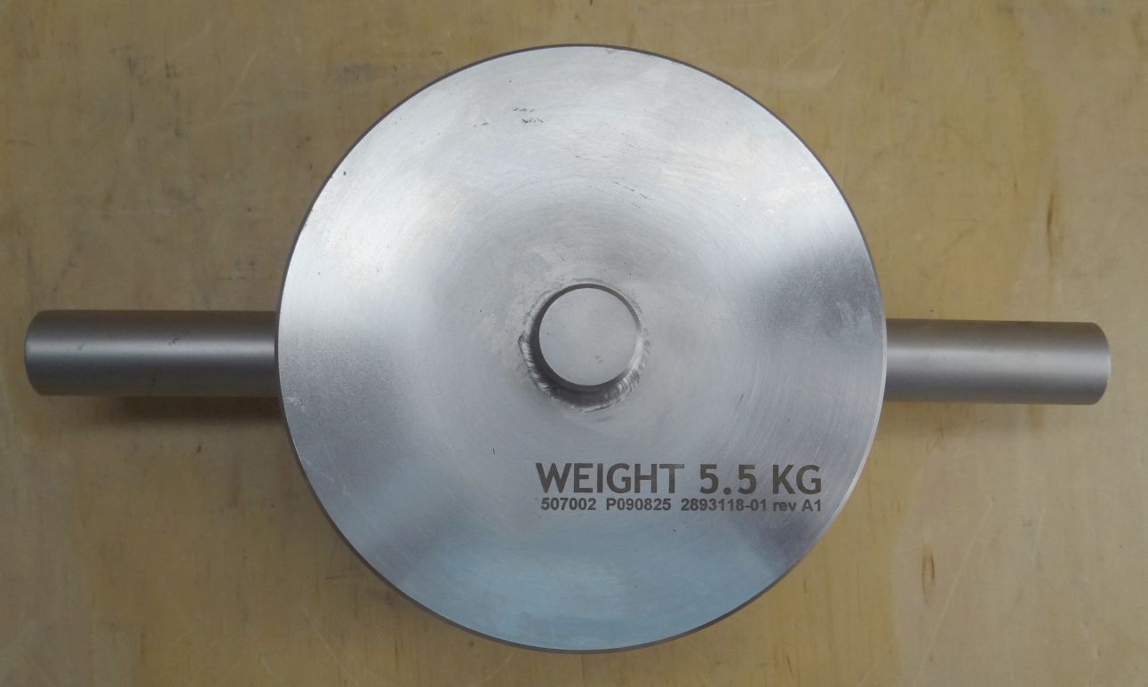 5.5 KG WEIGHT P090825 2893118-01 REV A1