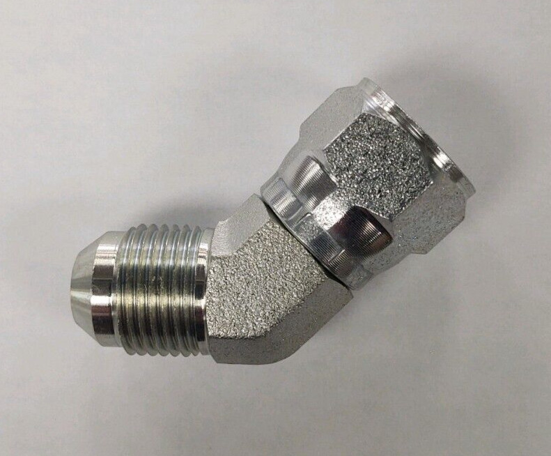 65028 MALE JIC TO FEMALE JIC SWIVEL 45 ELBOW