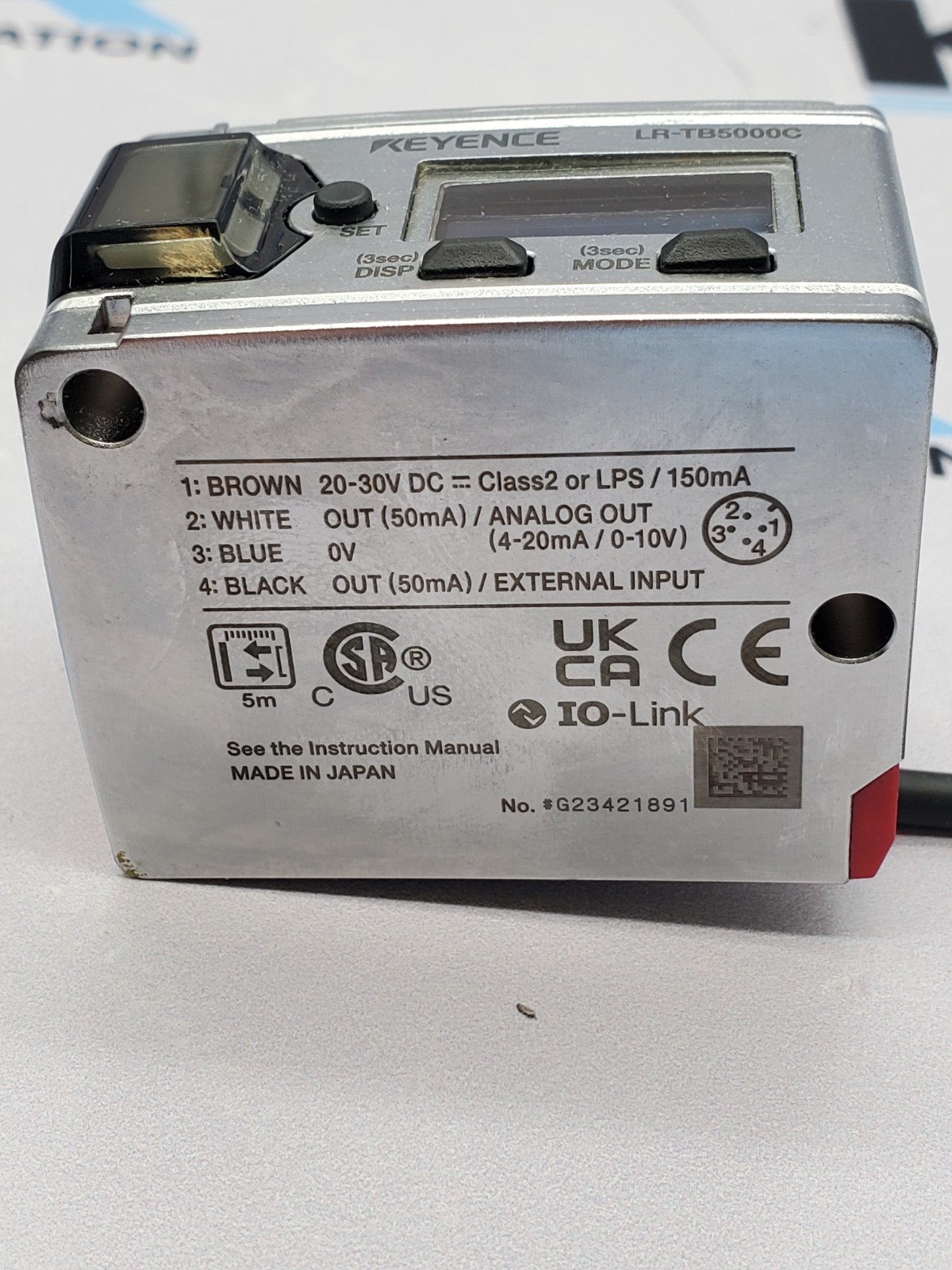 Keyence LR-TB5000C Long distance Laser Sensor
