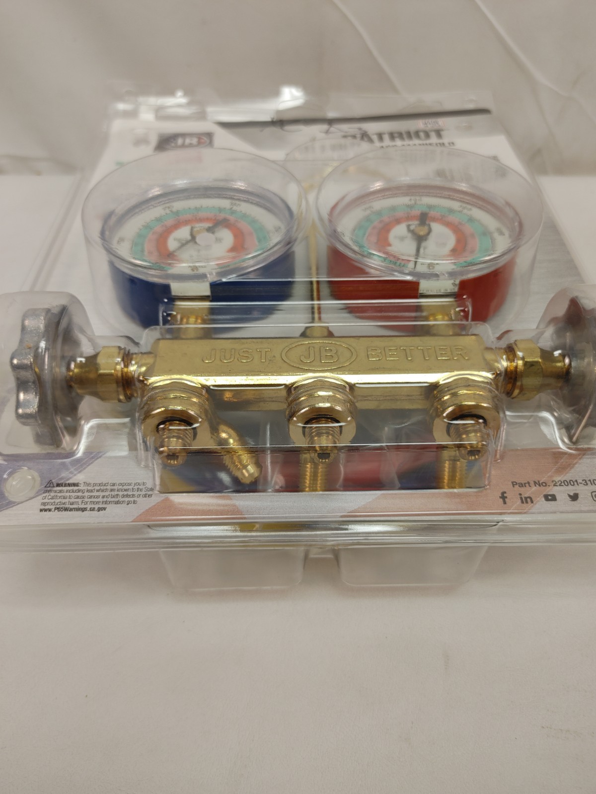 JB Industries 22233 – Patriot™ 2-Valve Brass Manifold