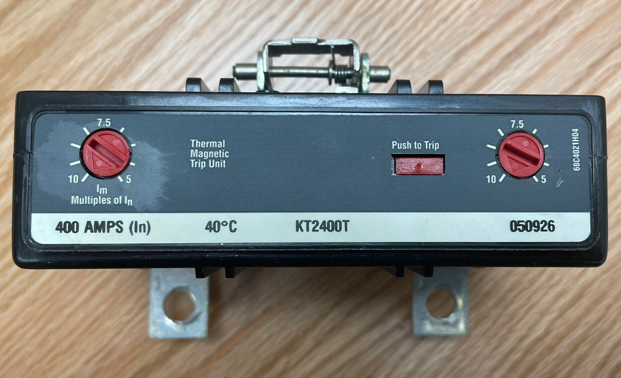 Eaton Thermal Magnetic Trip Unit KT2400T 400 Amps