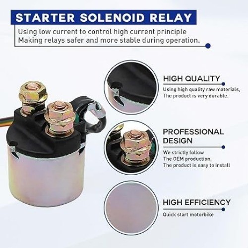 Solenoid Relay for TRX350 Rancher 350 2000-2006/TRX420 Rancher 420 2009-2014/TRX