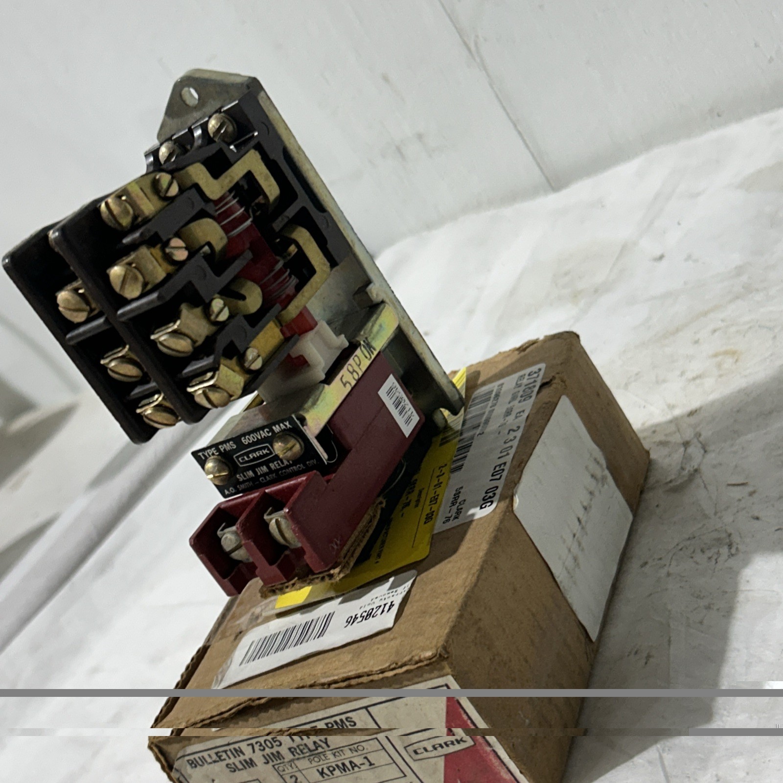 Clark 7305 Type Pms Slim Jim Relay 5srr-76. Kpma-1. Tb-139-1.