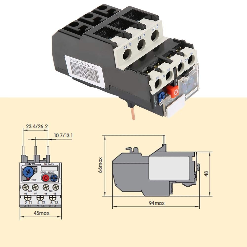 NR225 Electric Thermal Overload Relay 710A Adjustable Trip 50/60Hz Motor