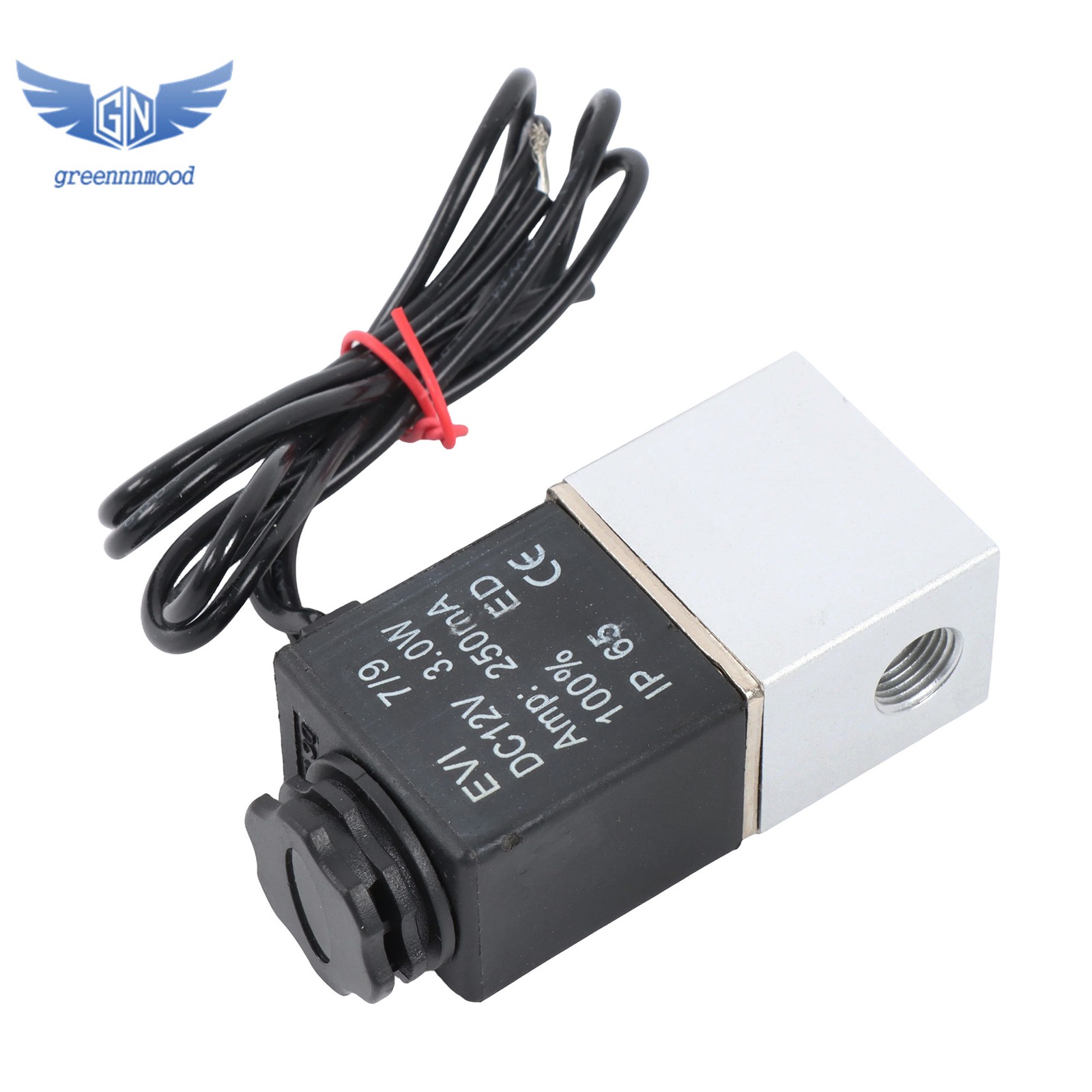 2PCS 1/4″ Fast Response Electric Air Water Solenoid Valve 12V DC Normally Closed