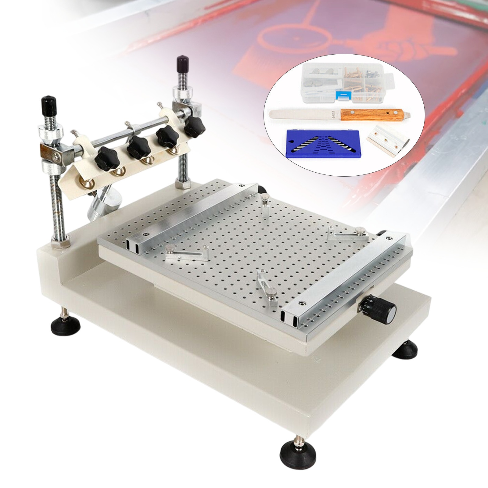 3040 Solder Paste Printer PCB SMT Manual Stencil Printing Platform 300mm*400mm