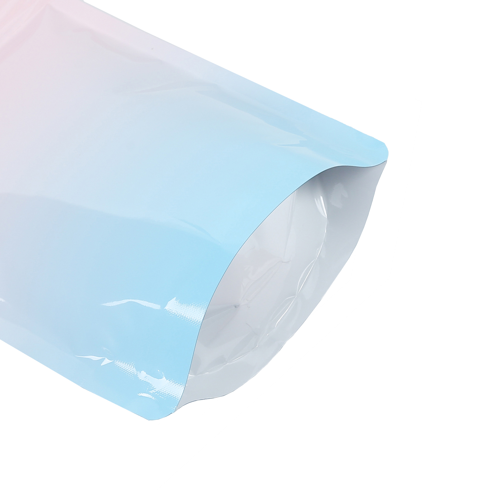 100 Pink Mylar Packaging Bags Empty Blue Foil Pouches Gradient Stand Up Pouch