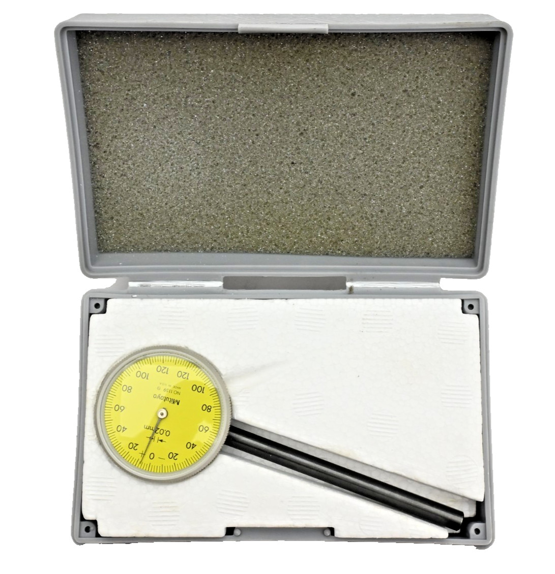 Mitutoyo 1159 Dial Test Indicator .02mm w/ Case