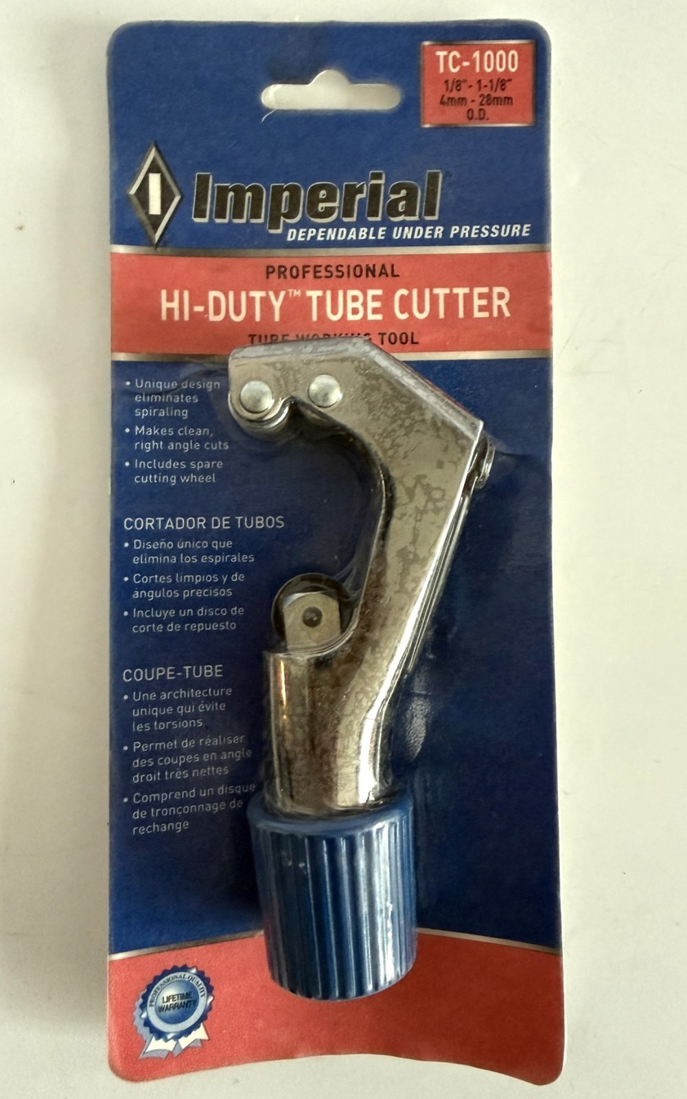 IMPERIAL TUBE CUTTER LOT of 3 CUTTERS and 2 SERVICE KITS EXTRA BLADES PIPE HVAC